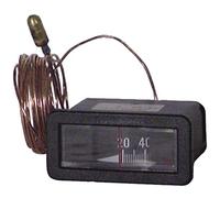 DIFF - Thermomètre rectangulaire 0°C à 120°C L2.5 - DIFF pour De Dietrich Chappée : S17007062