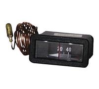 DIFF - Thermomètre rectangulaire, capillaire 1500mm, 10/105°C - DIFF
