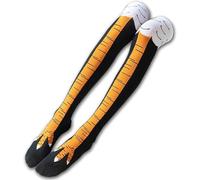 Diffaxy Chaussettes cuisses de poulet 3D folles et amusantes