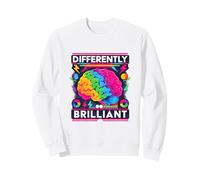 Différemment Brillant Cerveau autisme Sensibilisation à la neurodiversité Sweatshirt