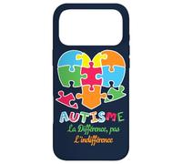 Différence d'autisme et Non indifférence Sensibilisation à l'Autisme Coque pour iPhone 17 Pro Max