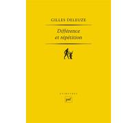 Différence et répétition - Gilles Deleuze - Puf - broché - Livre