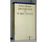 Différence et subjectivité