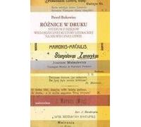 Différences dans l'impression - Paweł Bukowiec (Literaturwissenschaft auf Polnisch)