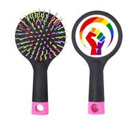 Différences entre les sexes autour de Rainbow Equality Salon Brosse à cheveux démêlante Base coussin