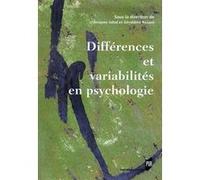 Differences et variabilites en psychologie Pur (Auteur)