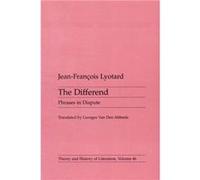 Differend by JeanFrancois Lyotard Jean-Francois Lyotard (Auteur)