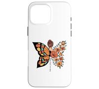 Différent ne Veut Pas dire Faux Papillon Floral pour Femmes Coque pour iPhone 16 Pro Max