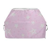 Different Stars Housse de barbecue à gaz imperméable et résistante à la décoloration avec cordon de serrage réglable pour protéger de la poussière et du vent Blanc 165 cm