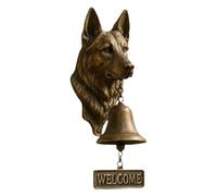 Différentes sonnettes de porte pour chien pour la bienvenue | Sonnette murale rustique vintage décorative - Sonnette de porte pour chien comme décoration murale - Pour portail, jardin, cour, maison et