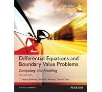 Differential Equations And Boundary Value Problems: Computing And Modeling, Global Edition