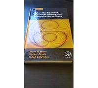 Differential Equations, Dynamical Systems, and an Introduction to Chaos