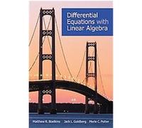 Differential Equations With Linear Algebra