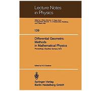 Differential Geometric Methods In Mathematical Physics