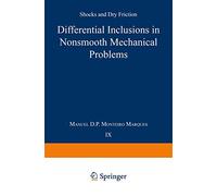 Differential Inclusions in Nonsmooth Mechanical Problems: Shocks and Dry Friction
