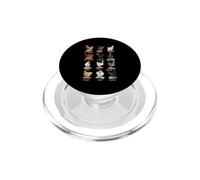Différents Poulets Coq Ferme Poulets Races de Poules Fermier PopSockets PopGrip pour MagSafe