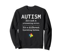 Différents systèmes d'exploitation Spectre autistique Neurodiversité Sweatshirt
