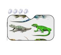 Différents types de pare-soleil de voiture Lizard pliable pour fenêtre avant de voiture, pare-soleil pour le soleil, la chaleur et les rayons UV, protection de pare-soleil automatique pour voitures