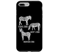 Différents Types d'espèces de zèbres pour Les Amoureux des Animaux Sauvages Coque pour iPhone 7 Plus/8 Plus