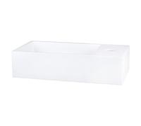 Differnz Solid Lavabo pour WC solid surface blanc 36 x 18,5 x 9 cm 38.150.01