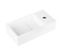 Differenz Vasque a Poser - Lavabo Salle de Bain Solid Surface Résistant - Vasque
