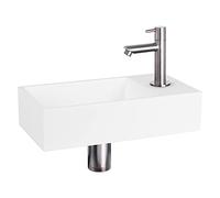 Differnz 38.150.00 Lave-Mains Surface Solide Blanc 36 x 18,5 x 9 cm