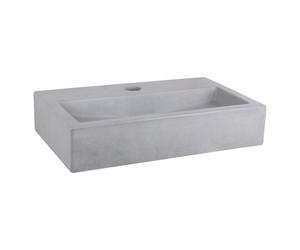 Differnz Flat Lavabo WC béton gris clair 38 x 24 x 8 cm 38.005.38