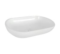 Differnz Ovalo Vasque à poser ovale 54x34x12cm Poly blanc 38.253.05