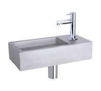 Differnz Ravo Kit lave-mains 38x18x9cm béton droit chrome 38.400.88