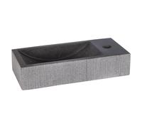 Differnz Ribble Lavabo d’angle Bombai black pierre naturelle 38 x 18 x 8 cm 38.005.41