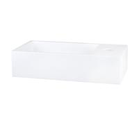 Differnz Solid Lavabo pour WC solid surface blanc 36 x 18,5 x 9 cm 38.150.01