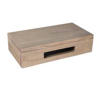 Differnz tablette de lave-mains 40x25x10cm rectangulaire avec porte-serviettes chêne 36.750.00