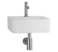 Differnz Zeus kit lave-mains - 33x28x11.5cm - Rectangulaire - 1 trou de robinet - Blanc 38.101.00
