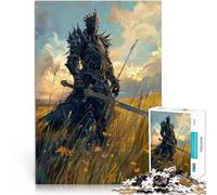 Difficile à réaliser mais Amusant et Humoristique Chevalier de l'ombre Puzzles de 1000 pièces pour Adultes 26x38cm Une œuvre d'art Convient aux 14 Ans et Plus