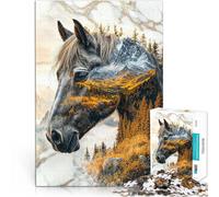 Difficile à réaliser mais Amusant et Humoristique Esprit majestueux de la Nature Puzzles 2000 pièces pour Adultes 70x100cm Super Cadeau pour Les 14 Ans et Plus