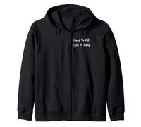 Difficile à Tuer, Facile à Frapper Edgy Sarcastique Sweat à Capuche