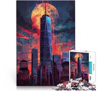 Difficile Difficile One World Trade Center, New York Puzzle 1000 pièces pour Adultes 50x75cm Interaction Parent-Enfant à partir de 14 Ans
