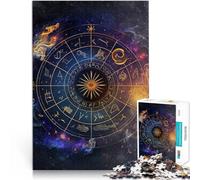 Difficile Difficile Signes du Zodiaque Puzzles 2000 pièces pour Adultes 70x100cm Décoration Murale, Cadeaux Uniques pour Anniversaire et Noël pour Les 14 Ans et Plus