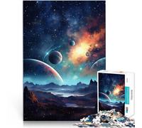 Difficile Difficile Œuvre d'art Cosmos Puzzles 1000 pièces pour Adolescents 38x52cm est idéal comme Cadeau pour Toute la Famille Convient aux 14 Ans et Plus