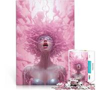 Difficile et défi Le Bonheur du Bruit Rose Puzzles de 2000 pièces pour Adultes 70x100cm Décoration d'intérieur et Cadeaux Uniques pour Les Personnes de 14 Ans et Plus