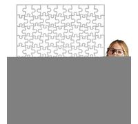 Difficult Puzzle, Sensory Clear Acrylic Set, Transparent Jigsaw Brain, Teaser Adults Teens, Impossible Puzzles Challenge for Teachers, Family, Students, Friends, Game Night, 14.8/11.2/4.3 inches