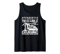 Difficulté Quand Nous naviguons Ensemble, C'est drôle Débardeur