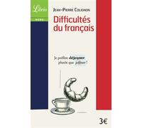 Difficultés du français - Jean-Pierre Colignon - Librio - Poche - Dictionnaire et encyclopédie