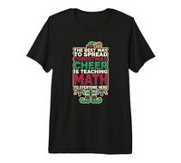 Diffuser la Joie de Noël, C'est enseigner à Un Professeur de mathématiques T-Shirt Haut de Gamme