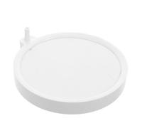 Diffuseur à Bulles Raffineur D’oxygène, Disque Rond en Céramique Blanc | Design Transparent, Base Ronde, Compatible Pompe à Air, pour Aquariums, Betta, Crevettes