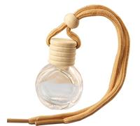 Diffuseur à suspendre pour voiture - Diffuseur d'huiles essentielles rechargeable pour voiture - Bouteille en verre pour voiture - Pendentif d'aromathérapie