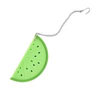 Diffuseur à thé en silicone - Infuseur pour tranches d'agrumes, outil coloré pour macérer les fruits, filtre durable, gadget unique pour la préparation de la bière au design unique au citron