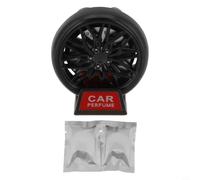 Diffuseur Aromathérapie pour voiture Style Jante pour roue pour Sortie | ABS + Alloy Material, Tire Hub Shape, Removes Odours, Fits Most Car Vents, Includes 2 Aroma Rings