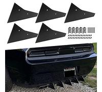 Diffuseur arrière 5 ailerons pour Dodge Challenger SXT SRT RT Hellcat 2009-2014, Noir Diffuseur de Pare-Chocs arrière