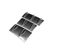 Diffuseur Arrière 7 Ailerons Pour BMW E60 E46 E90 F10 Pare-Chocs Arrière | Diffuseur universel Spoiler Shark Fin trois sections voiture pare-chocs arrière lèvre(Aspect fibre de carbone)